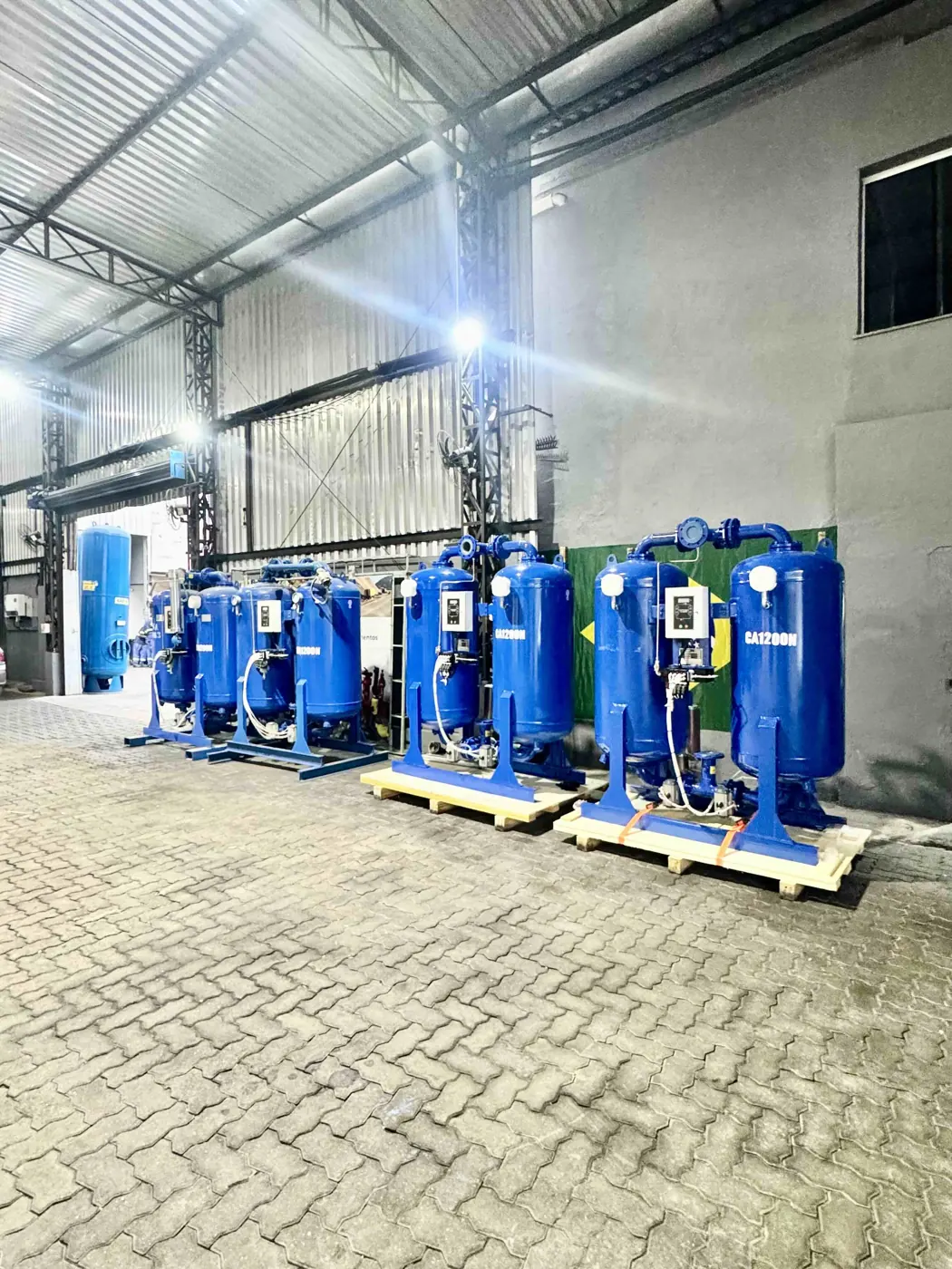 Secadores de ar por adsorção CA1200N prontos para locação — Air Parts